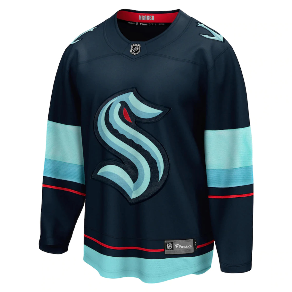 Seattle Kraken Breakaway Mens Home Customized Jersey