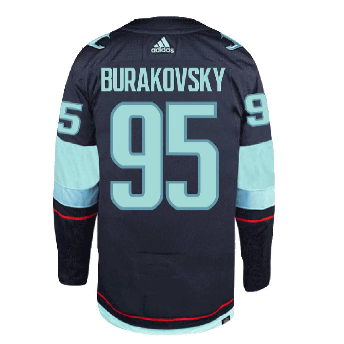 # 95 BURAKOVSKY - Seattle Kraken Authentic Adidas Home Player Jersey