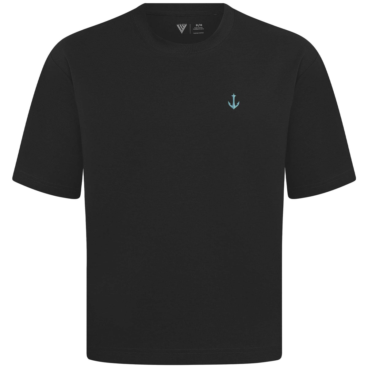 Seattle Kraken Levelwear Black Anchor Luxe Sig Tee