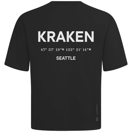 Seattle Kraken Levelwear Black Screen Luxe Sig Tee