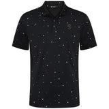 Seattle Kraken Red Eye Confetti Black Polo