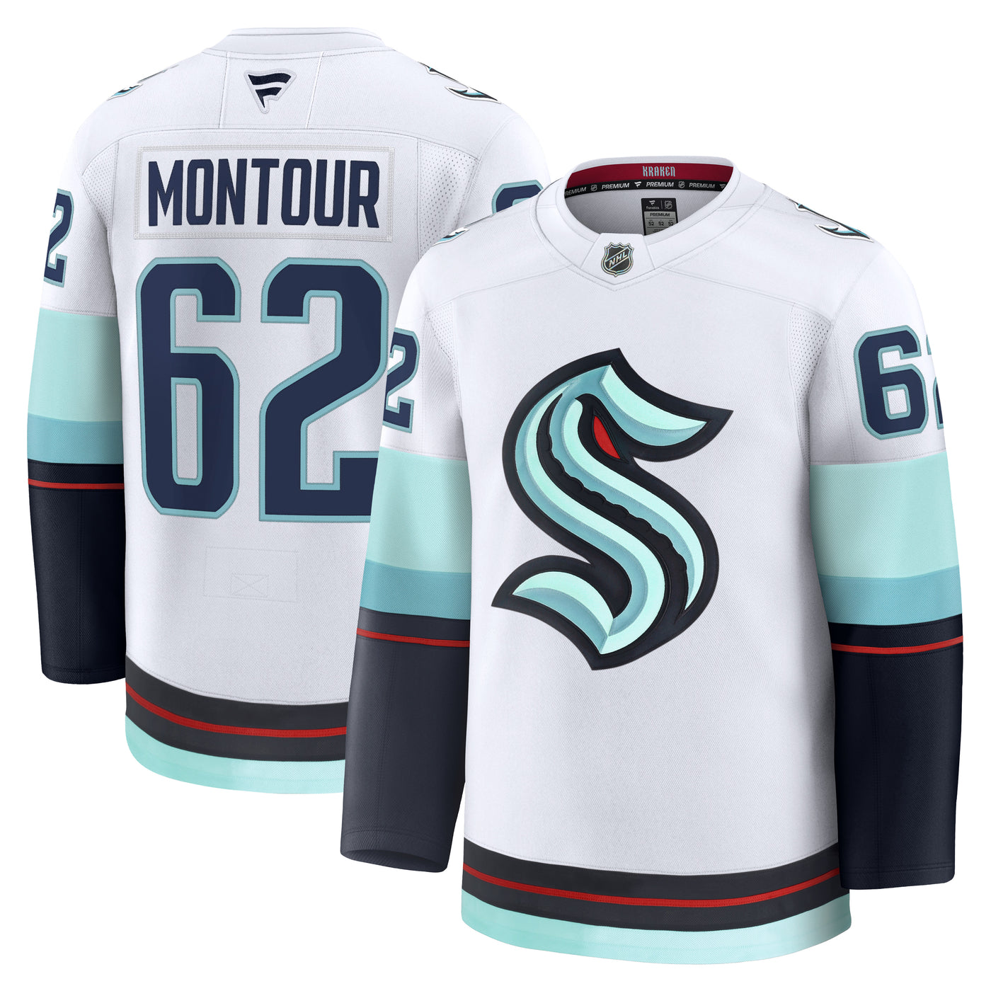 Seattle Kraken Brandon Montour #62 Away Jersey – Seattle Hockey