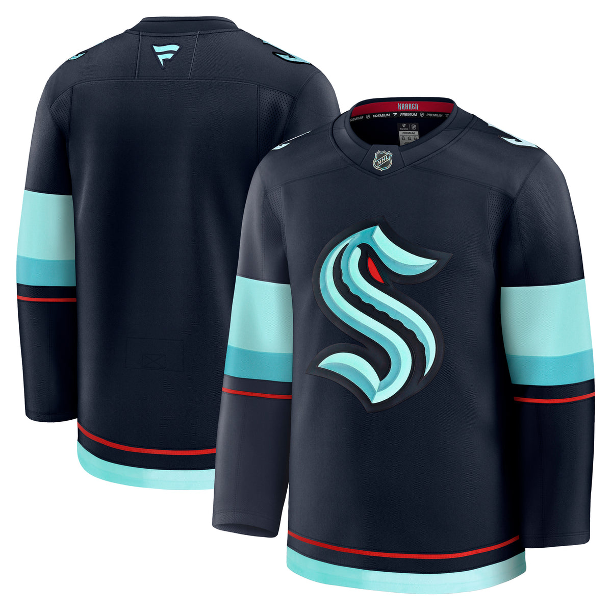 Seattle Kraken Premium Blank Home Jersey