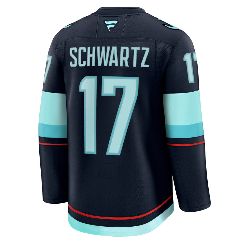 Seattle Kraken Jaden Schwartz #17 Home Jersey – Seattle Hockey