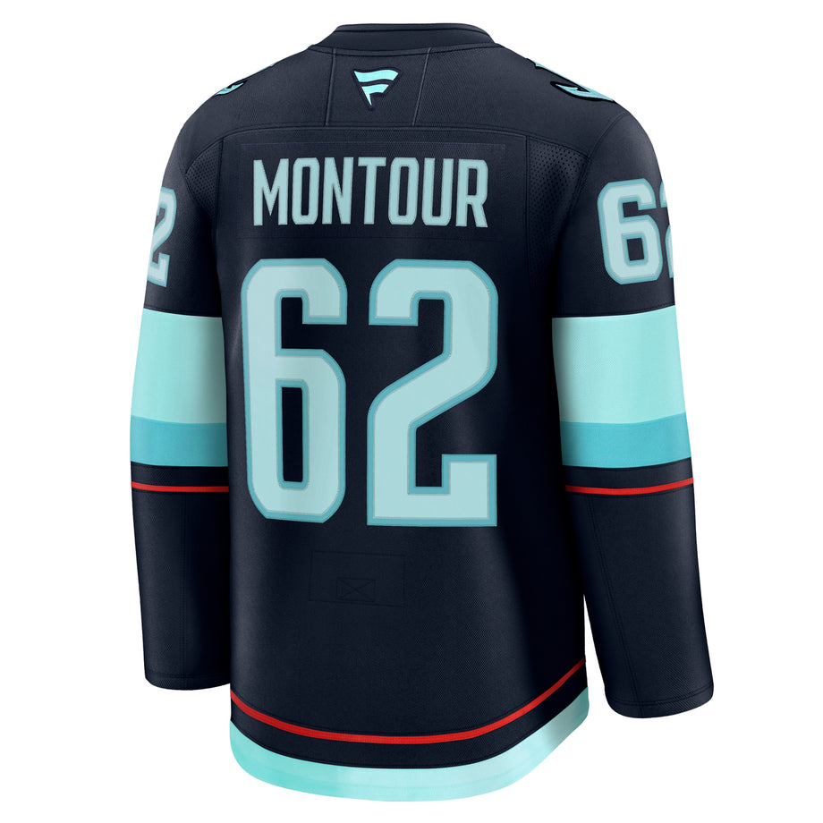 Seattle Kraken Brandon Montour #62 Home Jersey – Seattle Hockey