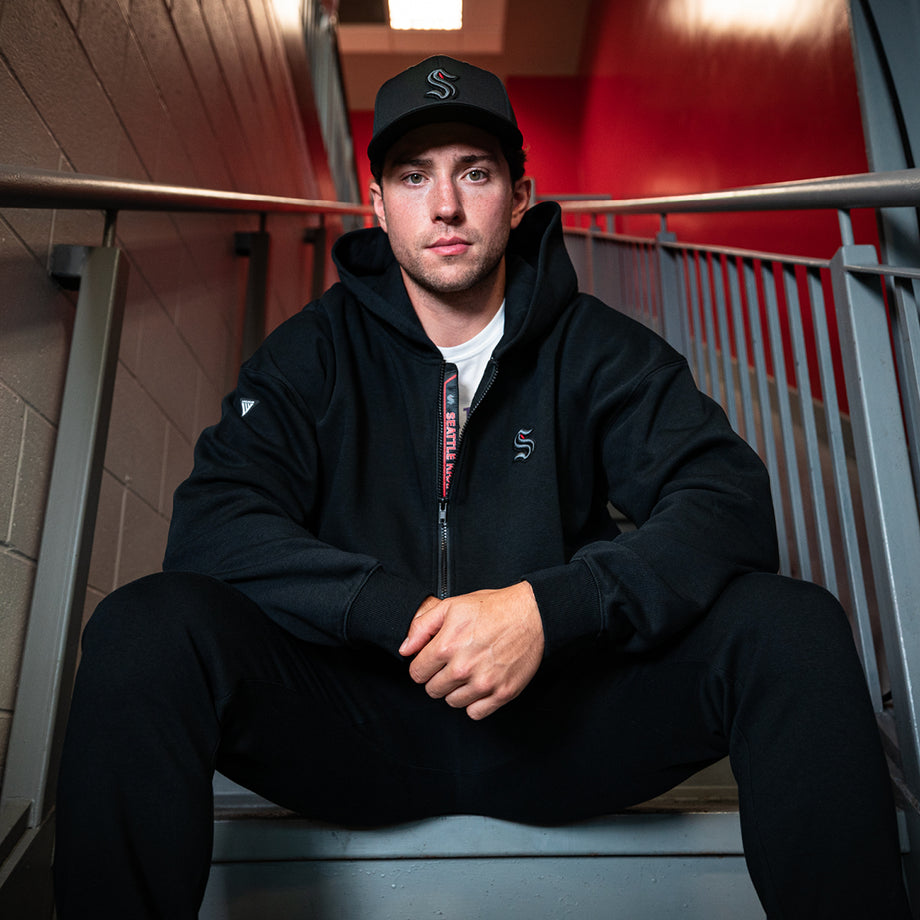 Seattle Kraken Levelwear Red Eye Uphill Full Zip Hoodie – Seattle