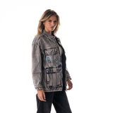 Seattle Kraken Oversized Denim Jacket