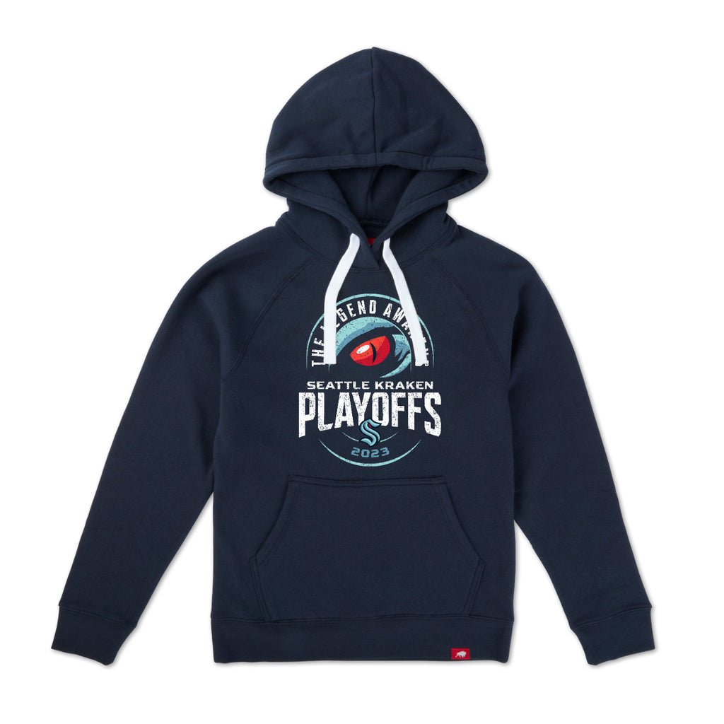 Outerstuff Youth Deep Sea Blue Seattle Kraken Home Ice Advantage Pullover Hoodie Size: Small