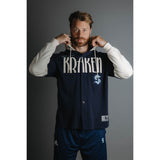 Seattle Kraken Pro Standard OG Players 2fer Button Down Hoodie