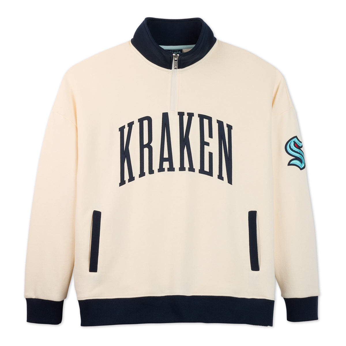 Seattle Kraken Vintage Half Zip