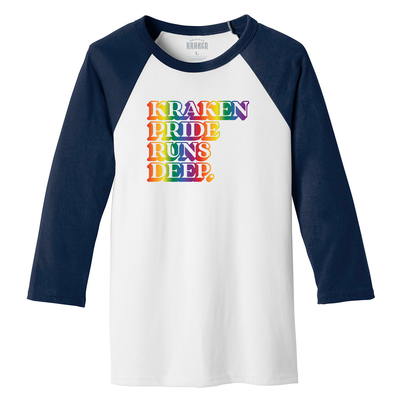Seattle Kraken Fanatics Branded Team Pride Logo T-Shirt - White