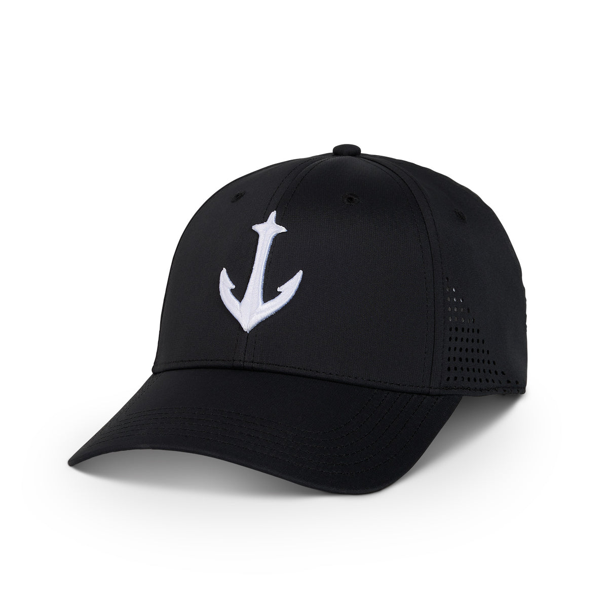 Seattle Kraken Black And White Anchor Perform Cap
