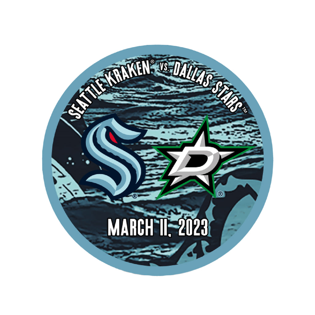 Seattle Kraken Jordan Eberle 2023 Puck – Seattle Hockey Team Store