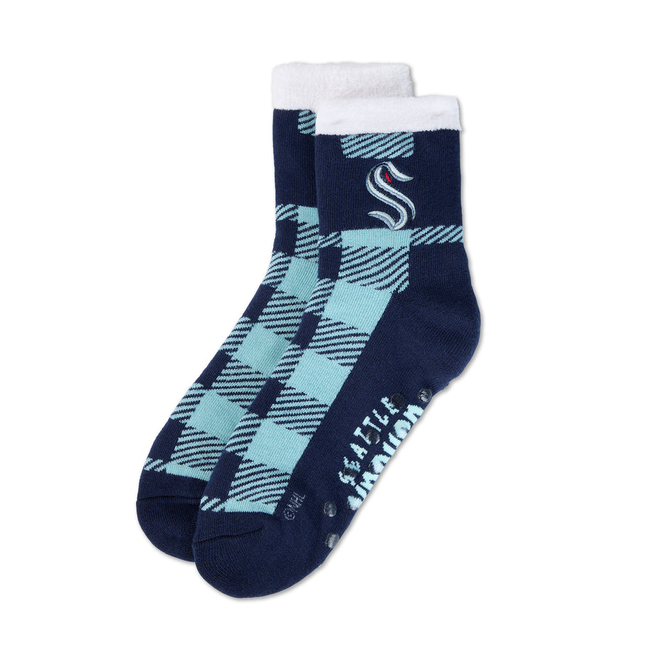 Seattle Kraken Cozy Buff Gripper Socks – Seattle Hockey Team Store