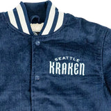 Seattle Kraken Mitchell & Ness Corduroy Varsity Jacket
