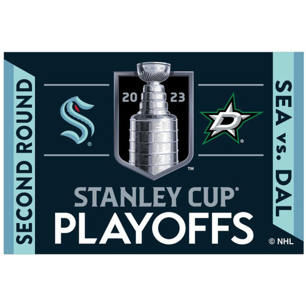 Official Men's Seattle Kraken Navy 2023 Stanley Cup Playoffs T