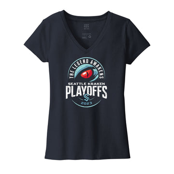 Official Men's Seattle Kraken Navy 2023 Stanley Cup Playoffs T