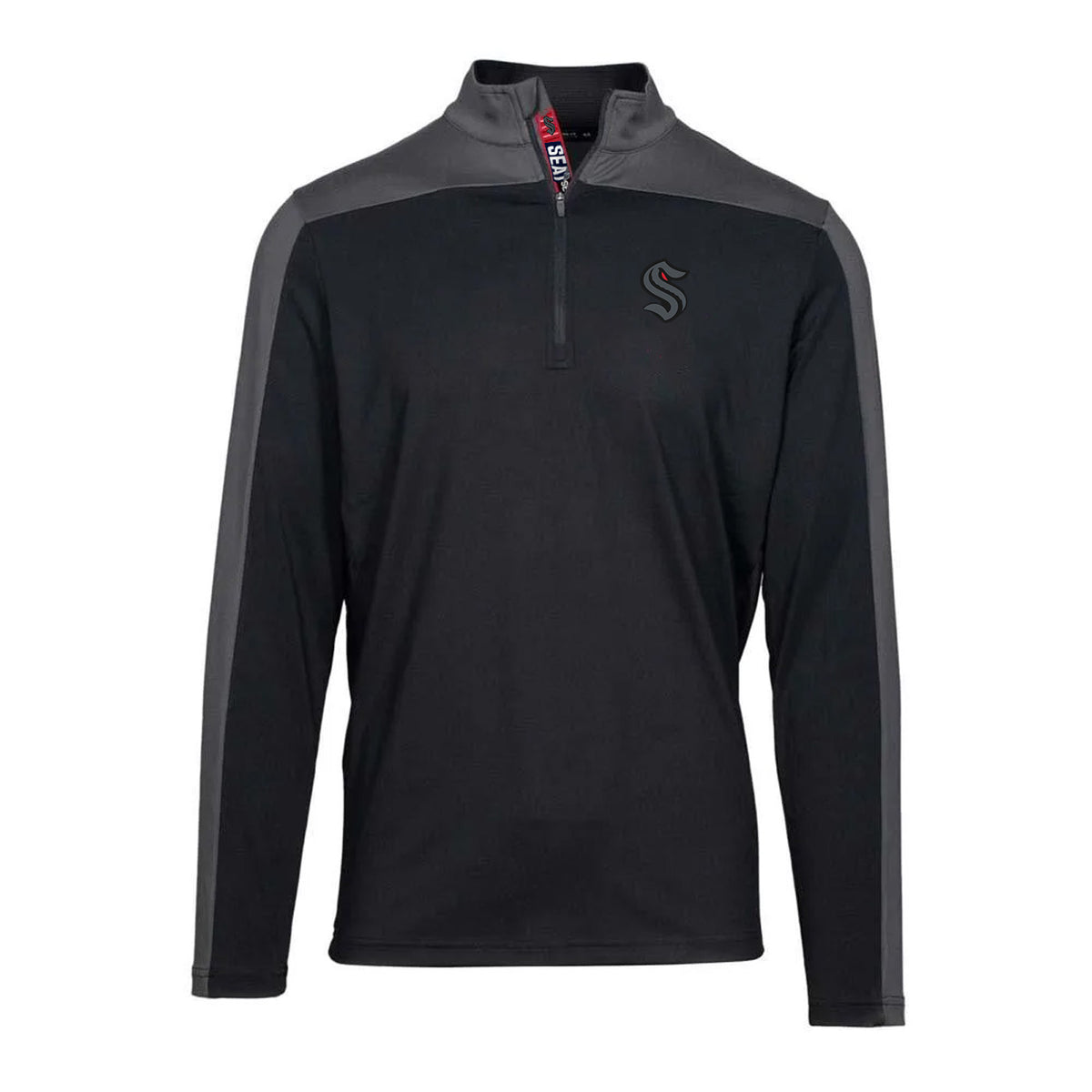 Seattle Kraken Red Eye Pitch Quarter Zip Pullover – Seattle Hockey Team ...