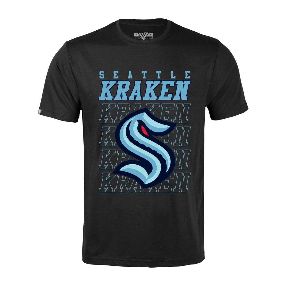 Seattle Kraken Primary Down The Line Tee – Seattle Hockey Team Store
