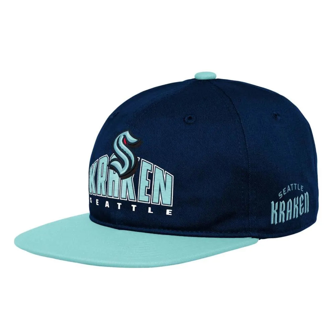 Seattle Kraken 2022 Draft Snapback Hat - Navy