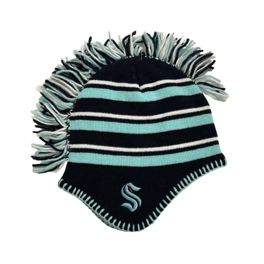 Seattle Kraken Youth Stripe Mohawk Knit Hat – Seattle Hockey Team