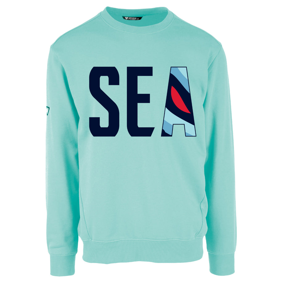 Seattle Kraken Ice Blue Zane SEA Crewneck – Seattle Hockey Team Store