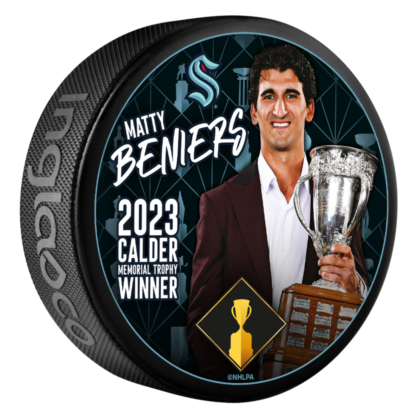 2022-2023 Calder Memorial Trophy Winner Matty Beniers Seattle