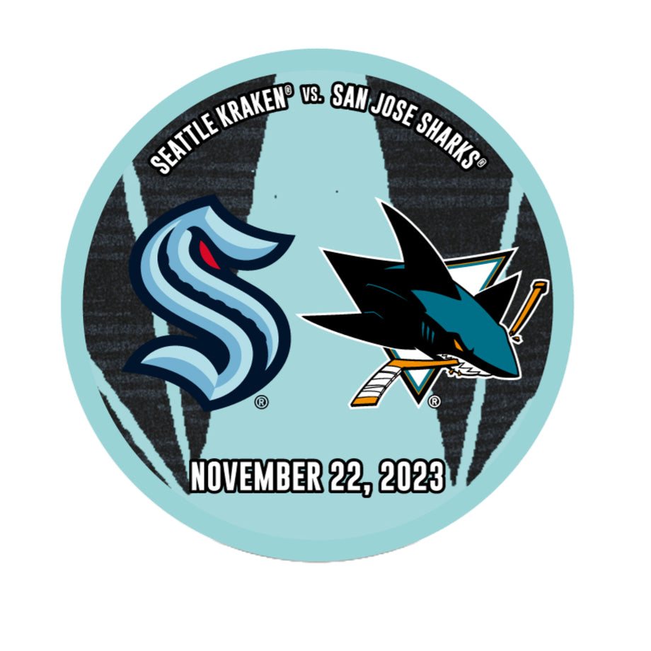 San Jose Sharks Team Store Seattle Kraken Matchup Puck Vs San