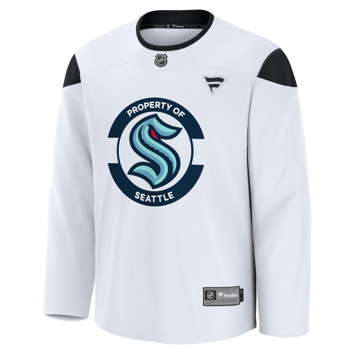 Seattle Kraken White Practice Jersey