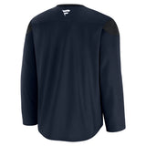 Seattle Kraken Navy Blank Practice Jersey