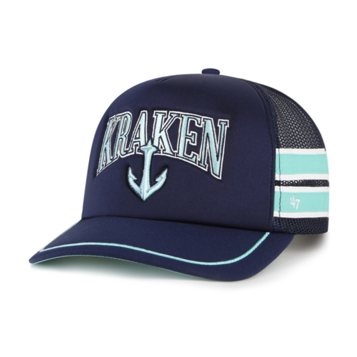 Seattle Kraken '47 Trucker Foam Hat Navy