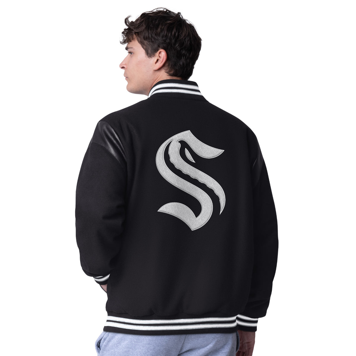 Seattle Kraken Clutch Hitter Varsity Jacket