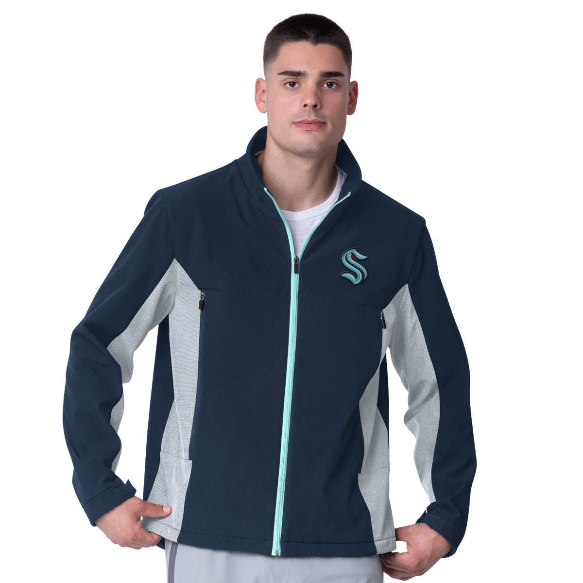 Seattle Kraken Team Player Soft Shell Jacket