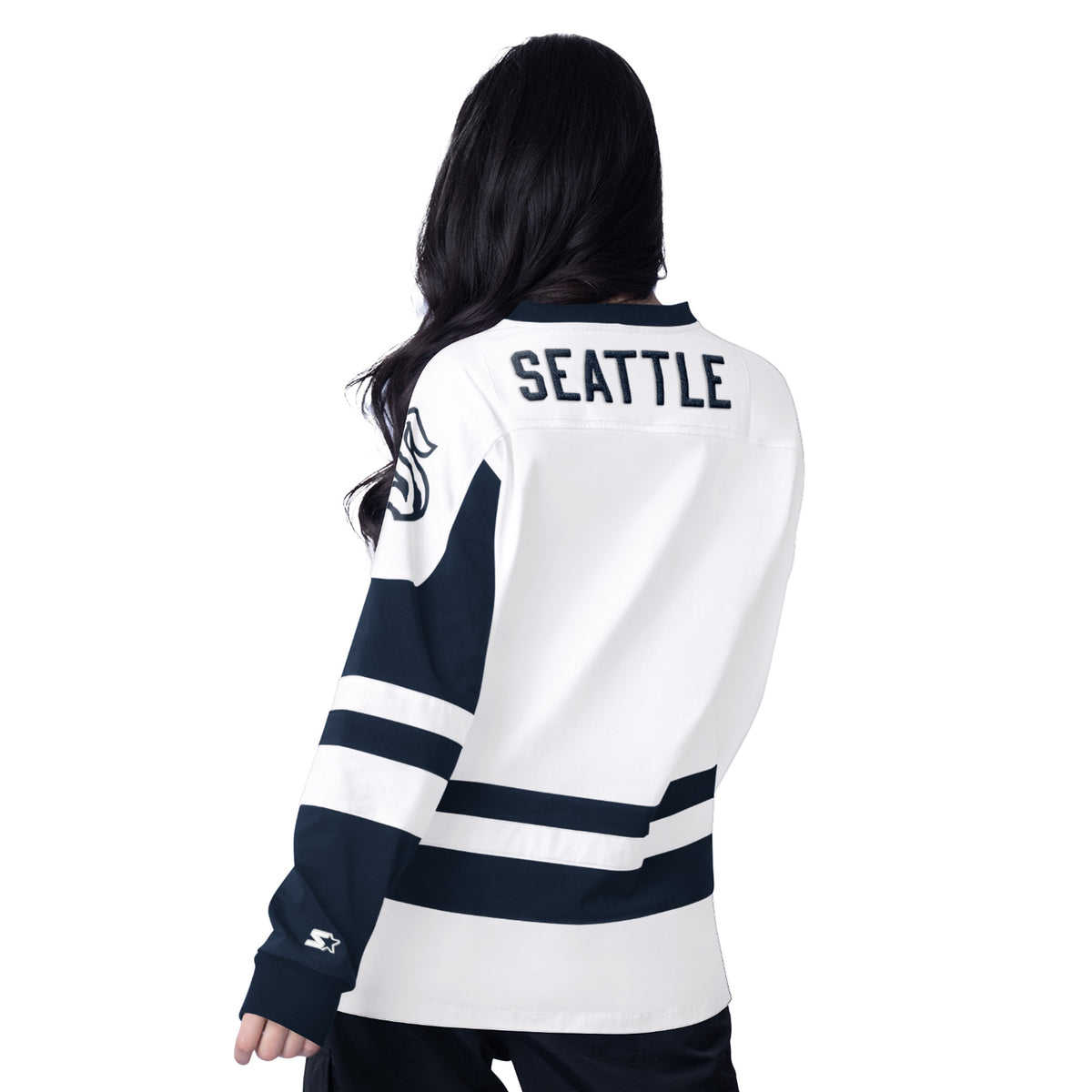 Seattle Kraken Womens Starter Hat Trick Long Sleeve
