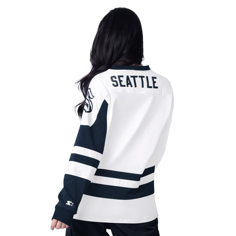 Seattle Kraken Womens Starter Hat Trick Long Sleeve
