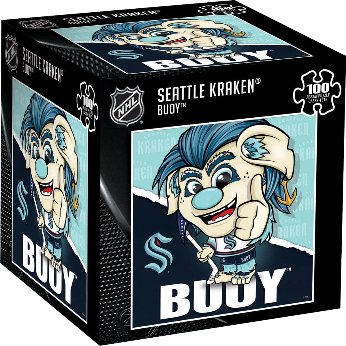 Seattle Kraken Buoy Mascot Puzzle 100 pc