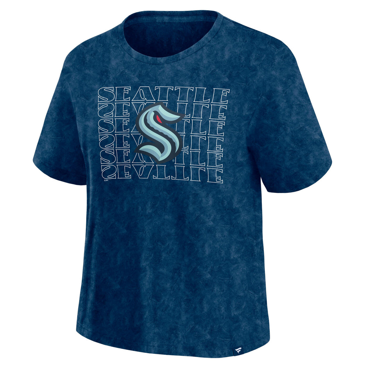 Seattle Kraken Womens Faded Wash Tee