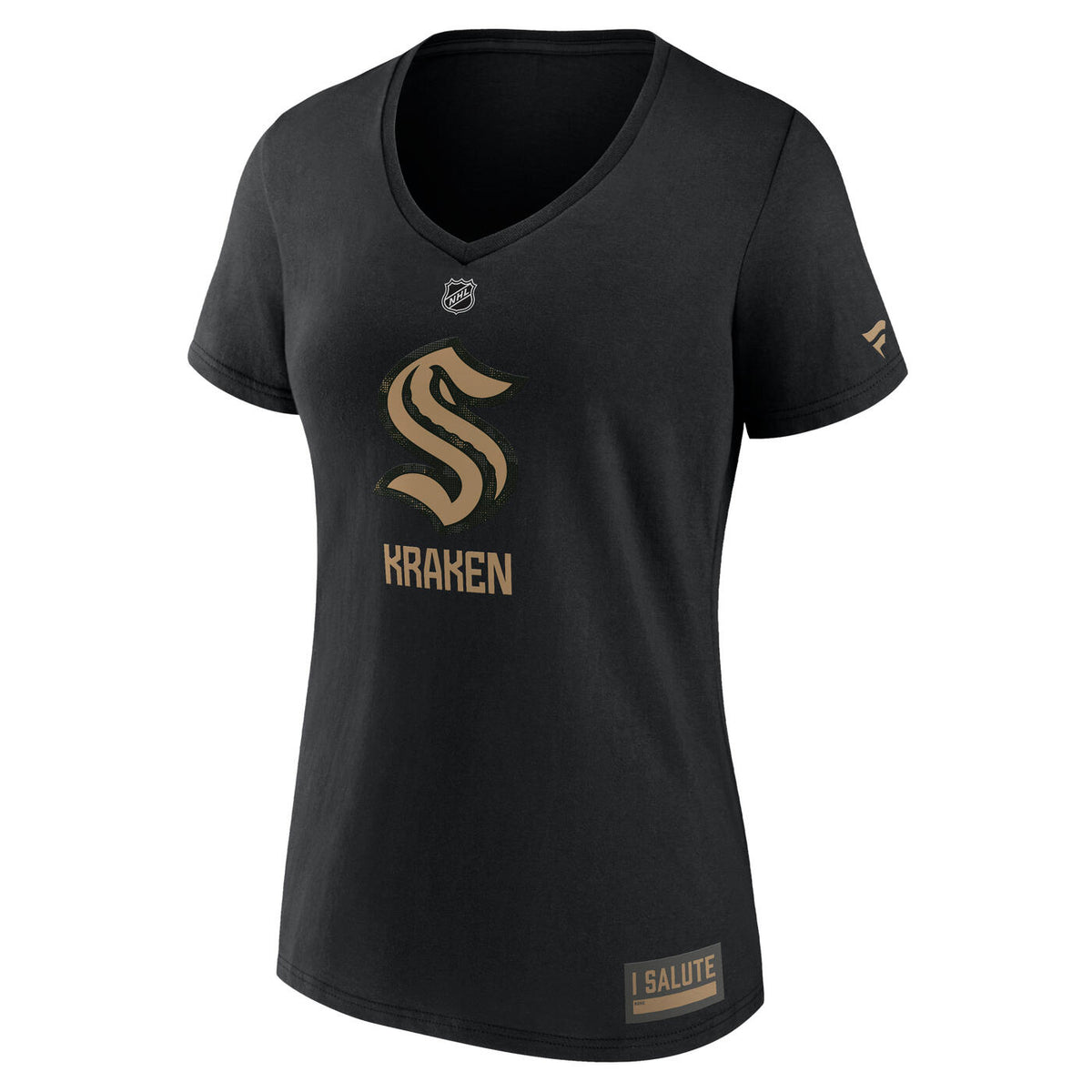 Seattle Kraken Womens Military Appreciation V-Neck