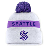 Seattle Kraken Hockey Fights Cancer Beanie