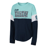 Seattle Kraken Power Up Girls Long Sleeve