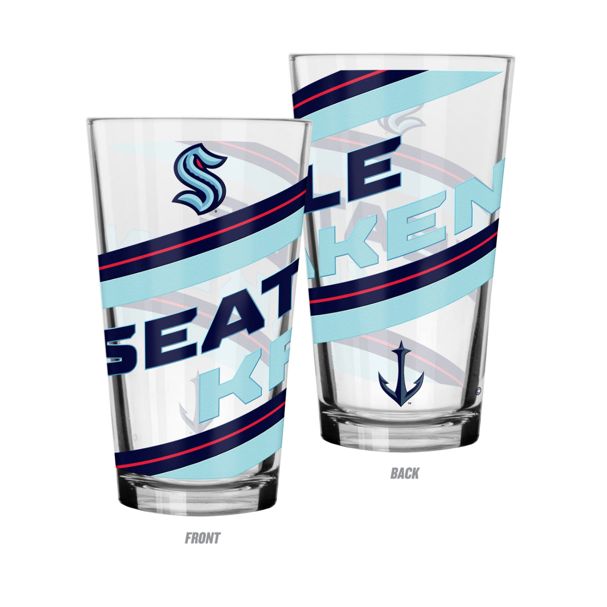 Seattle Kraken Helix Pint Glass