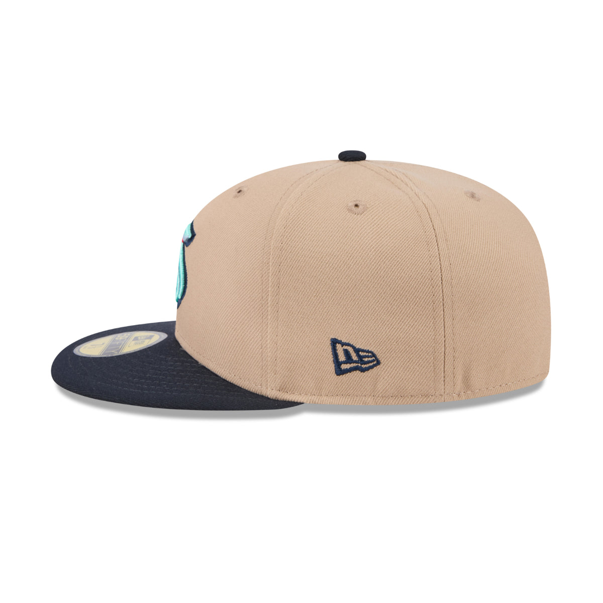 Seattle Kraken Primary Camel Navy Visor New Era 5950