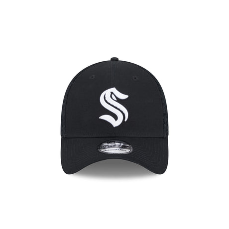 Seattle Kraken Black and White Primary New Era 3930
