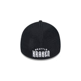 Seattle Kraken Black and White Primary New Era 3930