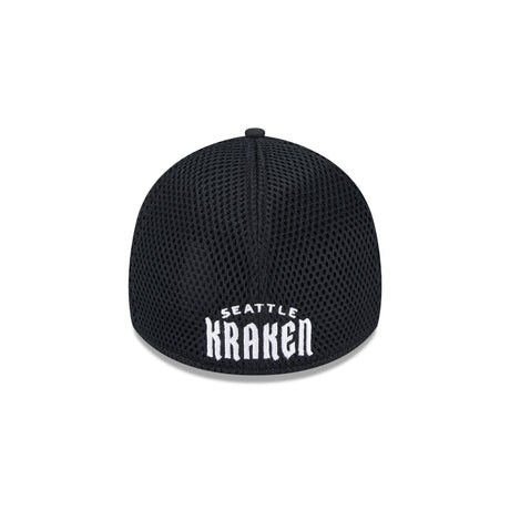 Seattle Kraken Black and White Primary New Era 3930