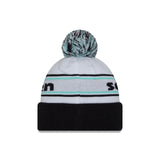 Seattle Kraken White Navy Primary Pom Knit