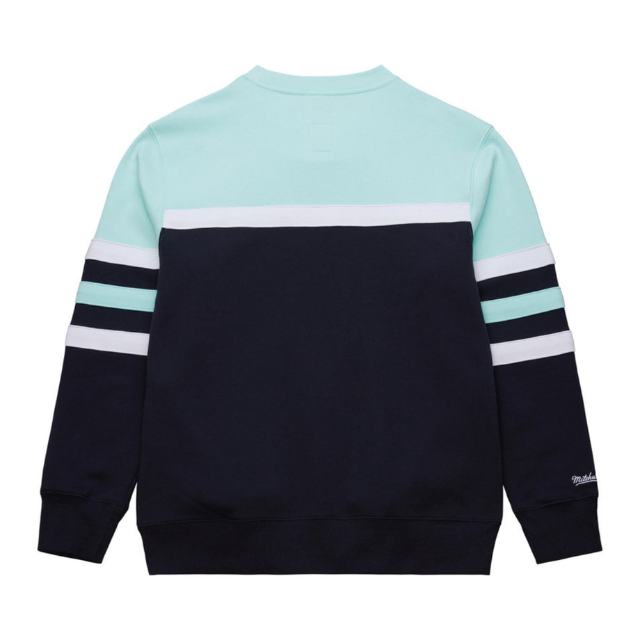 Seattle Kraken Mitchell & Ness Head Coach Fleece Crew – Seattle