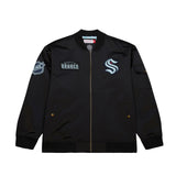 Seattle Kraken Mitchell and Ness Team Leader Satin Bomber