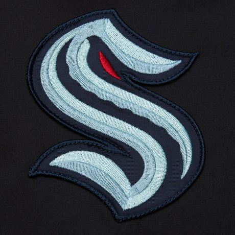 Seattle Kraken Mitchell and Ness Team Leader Satin Bomber