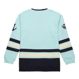 Seattle Kraken Mitchell and Ness Heritage Lace Up Crew